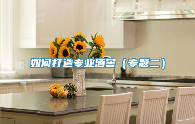 如何打造專業酒窖(專題二)