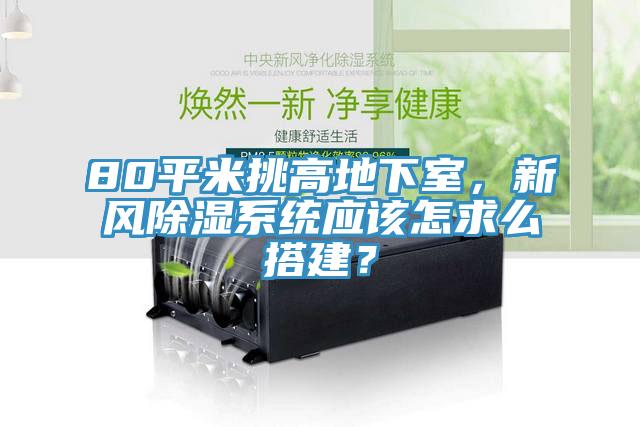 80平米挑高地下室,新風除濕系統應該怎求么搭建?