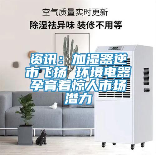 資訊:加濕器逆市飛揚 環(huán)境電器孕育著驚人市場潛力
