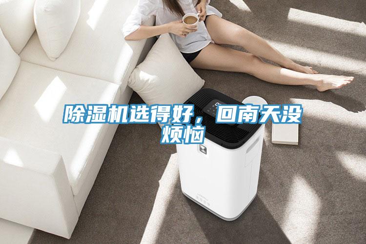 除濕機選得好,回南天沒煩惱