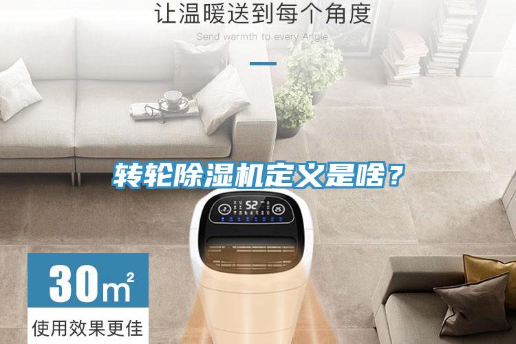 轉(zhuǎn)輪除濕機(jī)定義是啥?