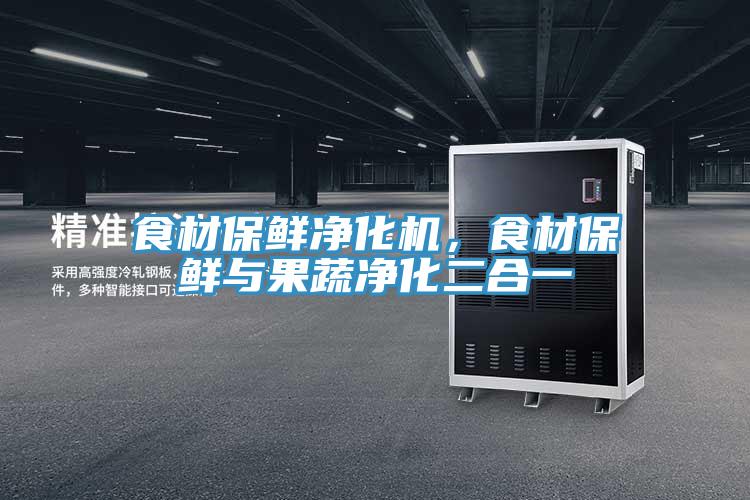 食材保鮮凈化機，食材保鮮與果蔬凈化二合一