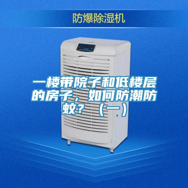 一樓帶院子和低樓層的房子,如何防潮防蚊?(一)