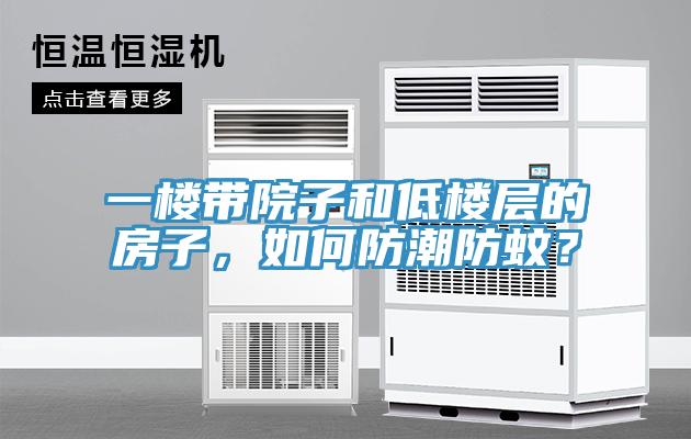 一樓帶院子和低樓層的房子,如何防潮防蚊?