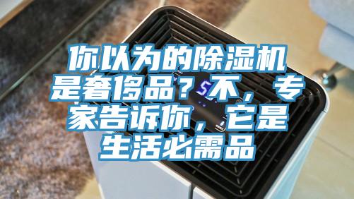 你以為的除濕機(jī)是奢侈品？不，專家告訴你，它是生活必需品