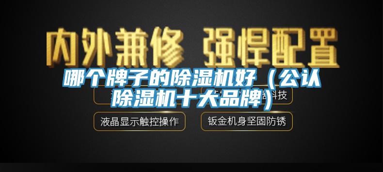 哪個牌子的除濕機好(公認除濕機十大品牌)