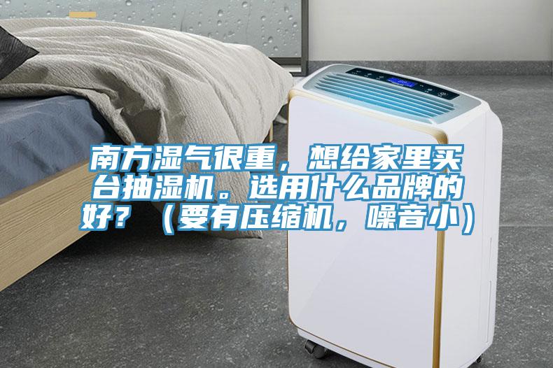 南方濕氣很重，想給家里買臺抽濕機。選用什么品牌的好？（要有壓縮機，噪音?。?></div>
								<div   id=