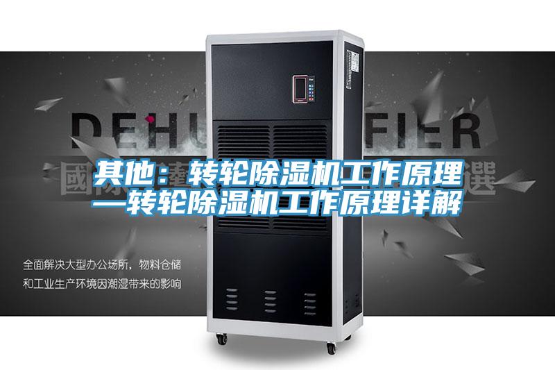 其他:轉輪除濕機工作原理—轉輪除濕機工作原理詳解