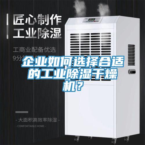 企業(yè)如何選擇合適的工業(yè)除濕干燥機?
