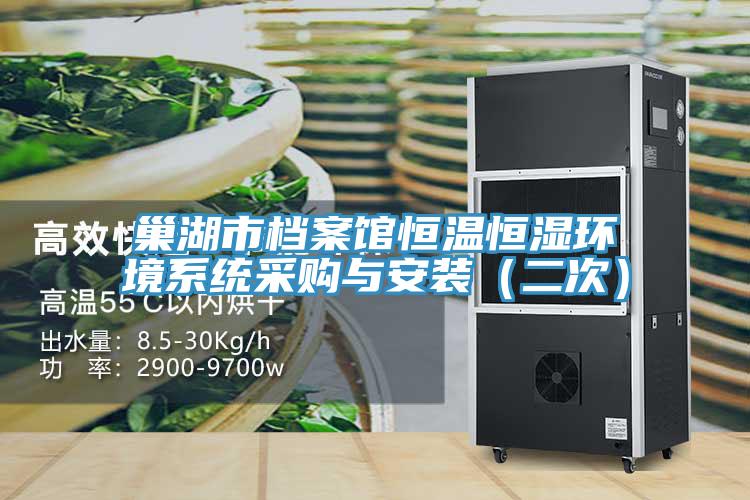 巢湖市檔案館恒溫恒濕環境系統采購與安裝(二次)