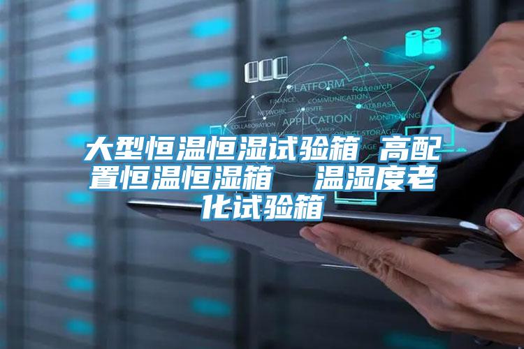 大型恒溫恒濕試驗箱 高配置恒溫恒濕箱 溫濕度老化試驗箱