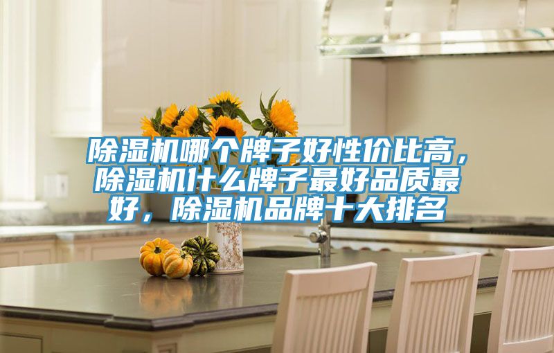 除濕機哪個牌子好性價比高,除濕機什么牌子最好品質最好,除濕機品牌十大排名