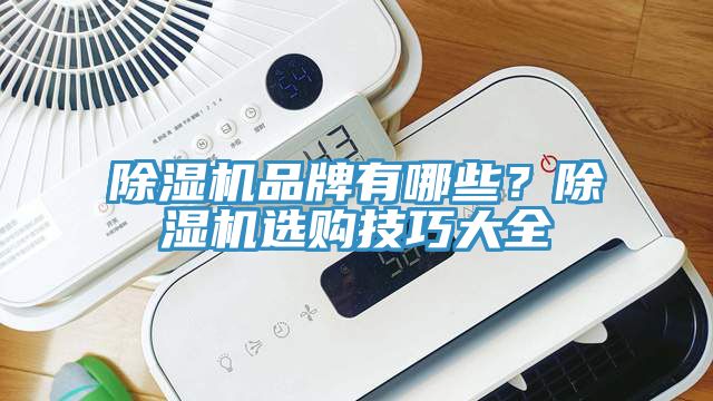 除濕機品牌有哪些?除濕機選購技巧大全
