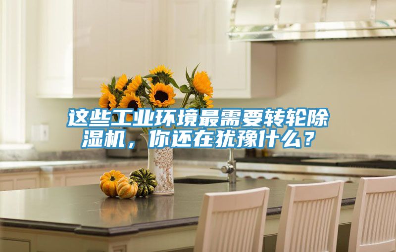這些工業(yè)環(huán)境最需要轉輪除濕機,你還在猶豫什么?